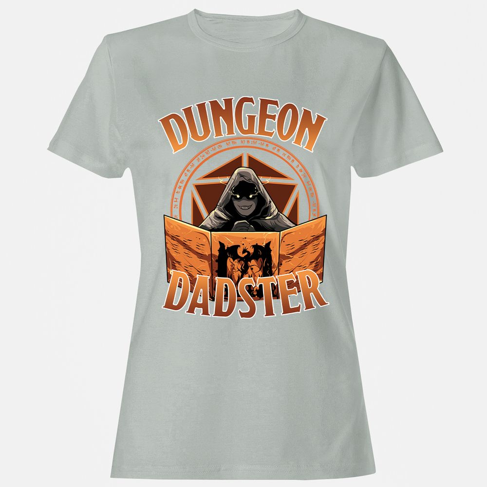 Dungeon Dadster Women's T-Shirt - Ash - 2