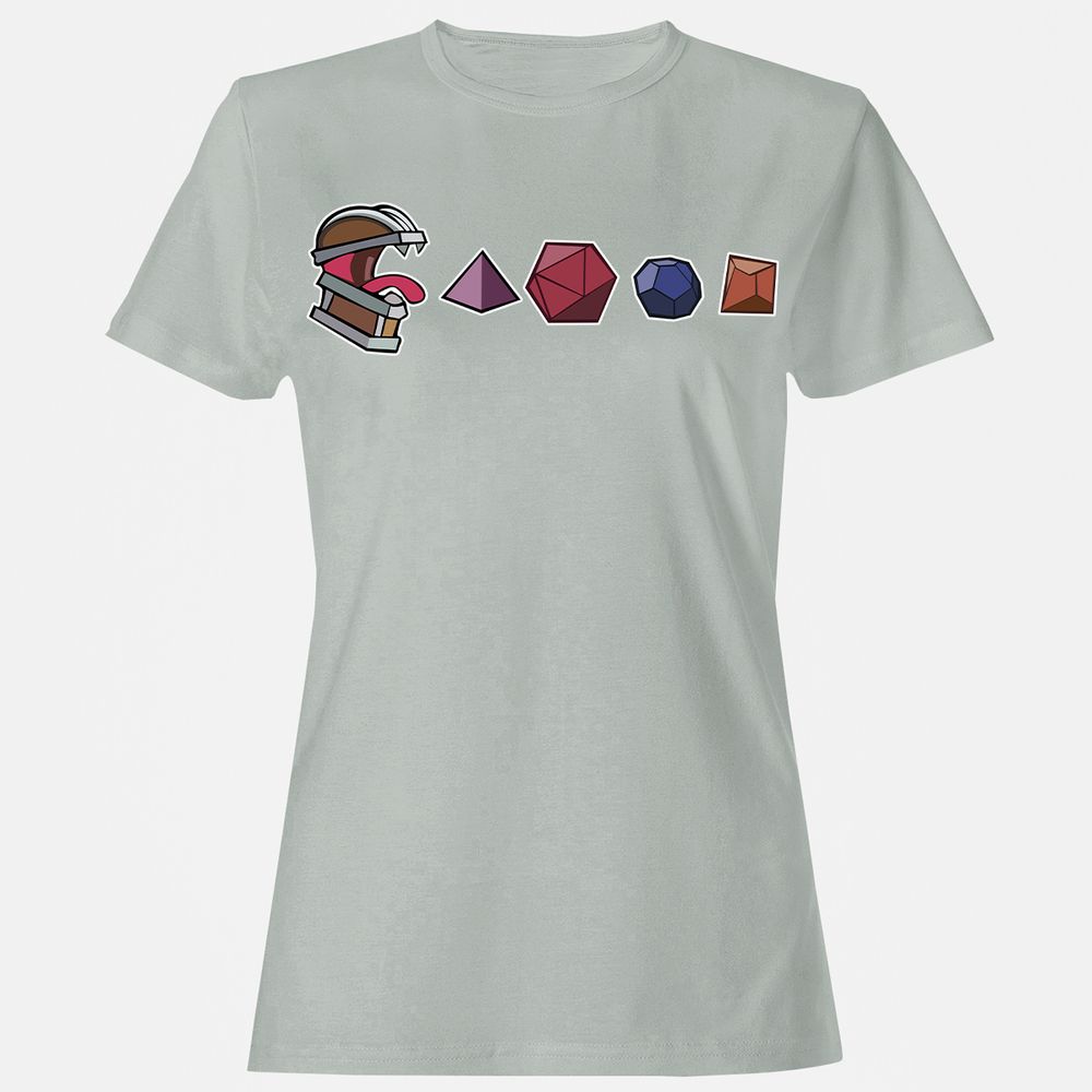 Mimic And Dices Women's T-Shirt - Ash - 2