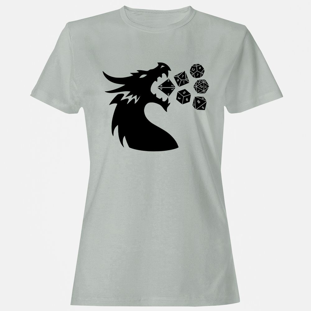 Pac And Dragon Women's T-Shirt - Ash - 2