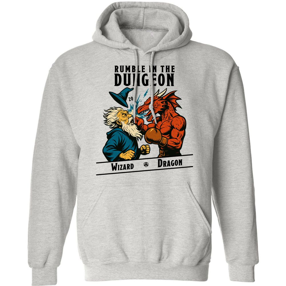 Rumble in the Dungeon Classic Unisex Hoodie - Ash - 2