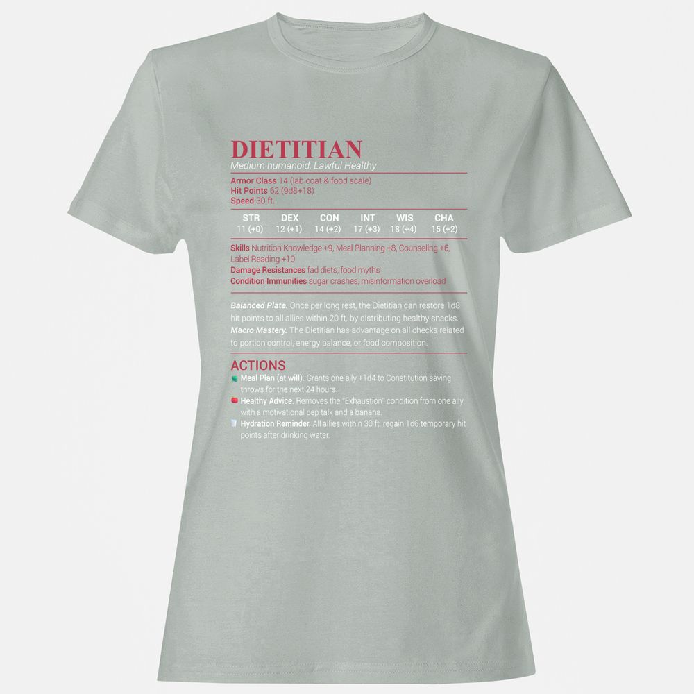 Dietitian Women's T-Shirt - Ash - 2