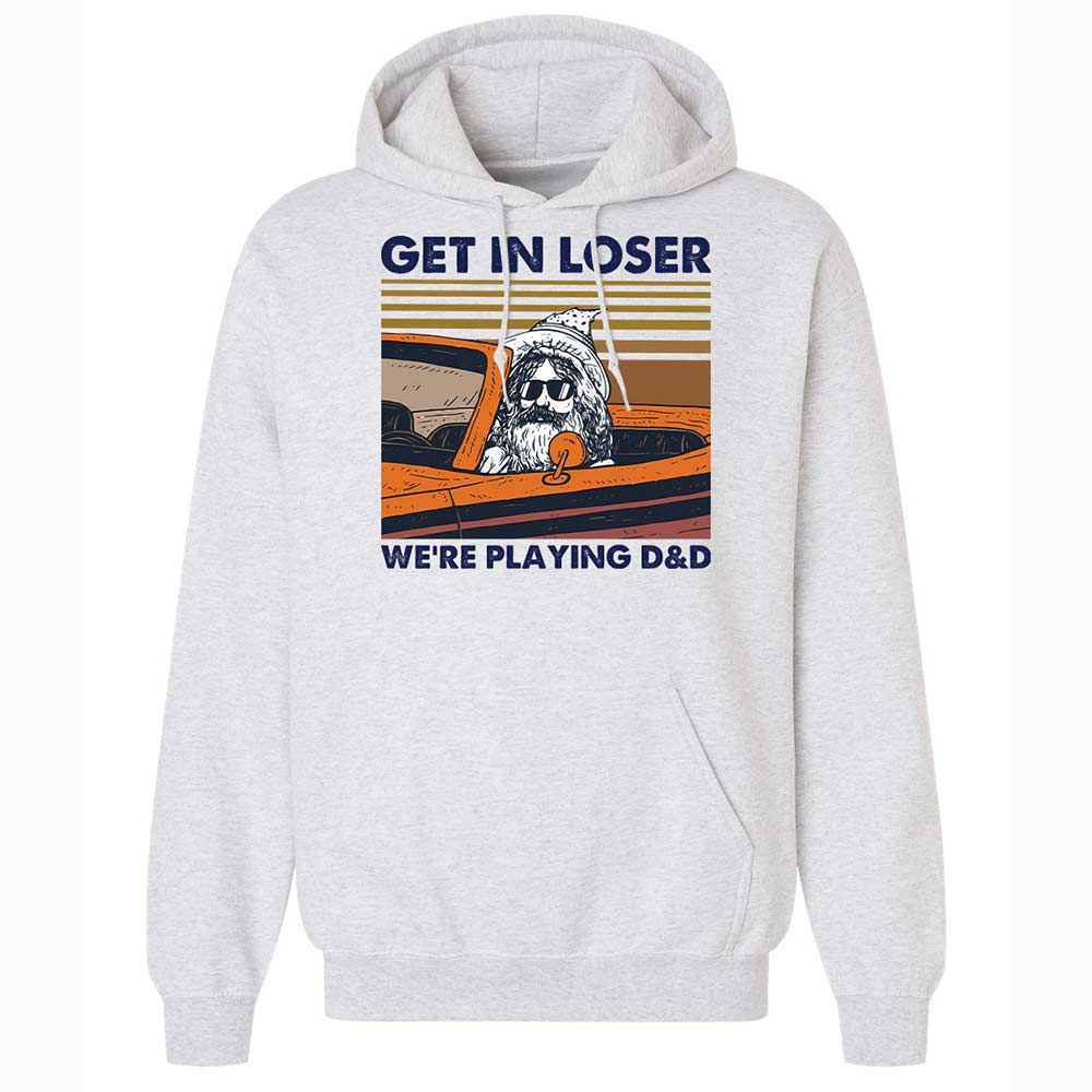 Get in Loser Classic Unisex Hoodie - Ash - 2