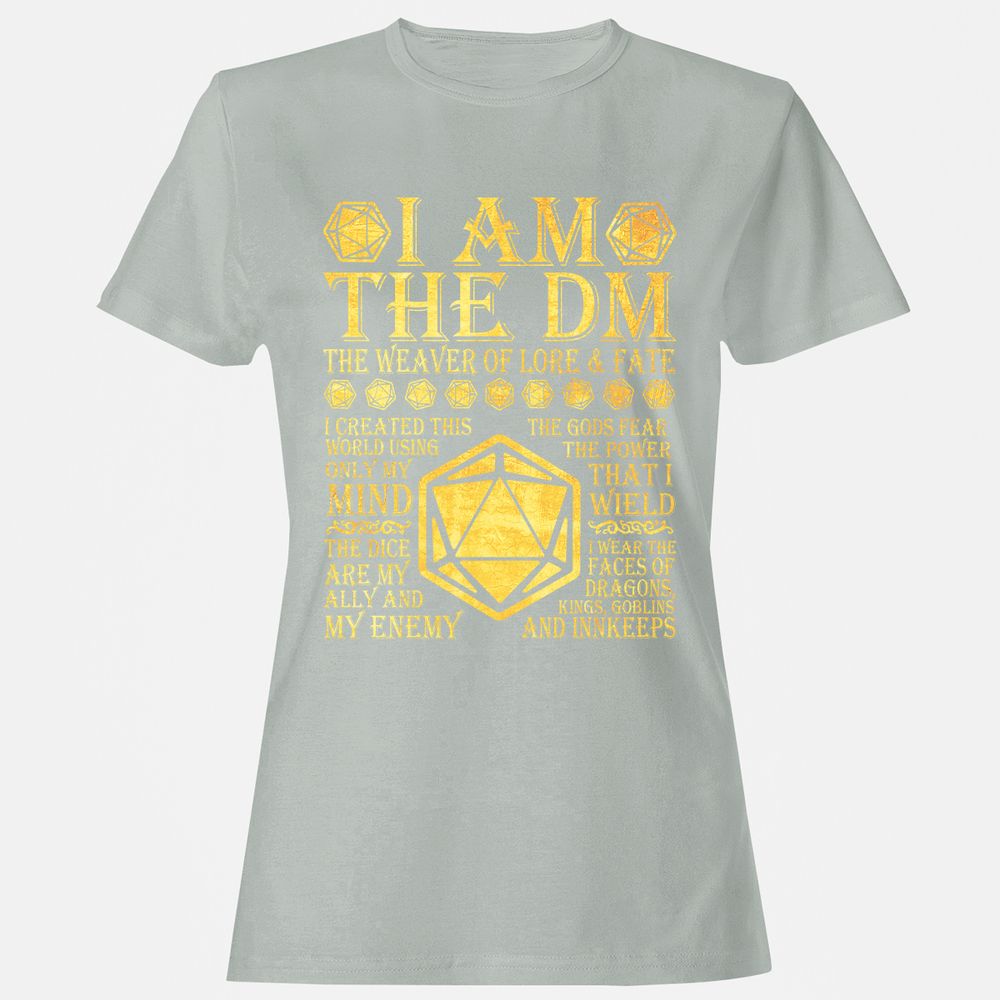 I Am The DM Women's T-Shirt - Ash - 2