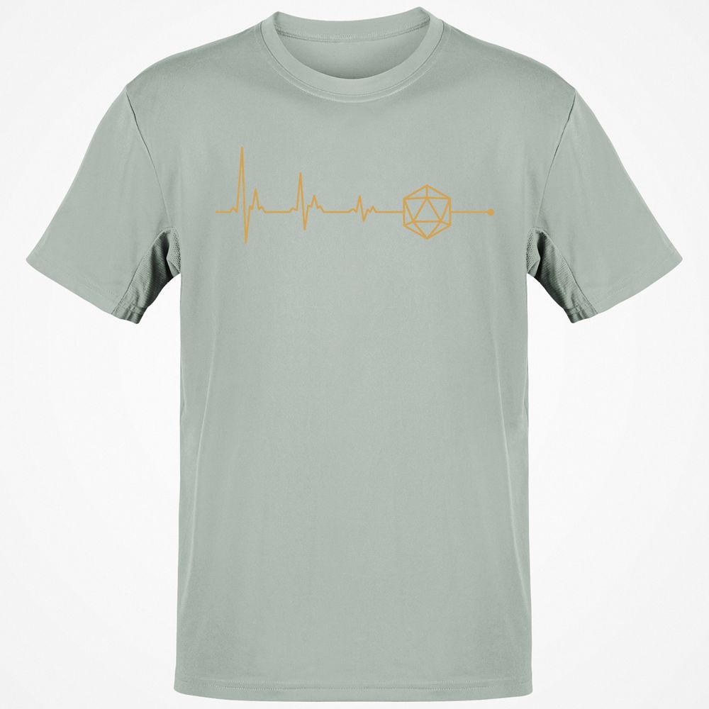 D20 Dice is my Life T-Shirt - Ash - 2