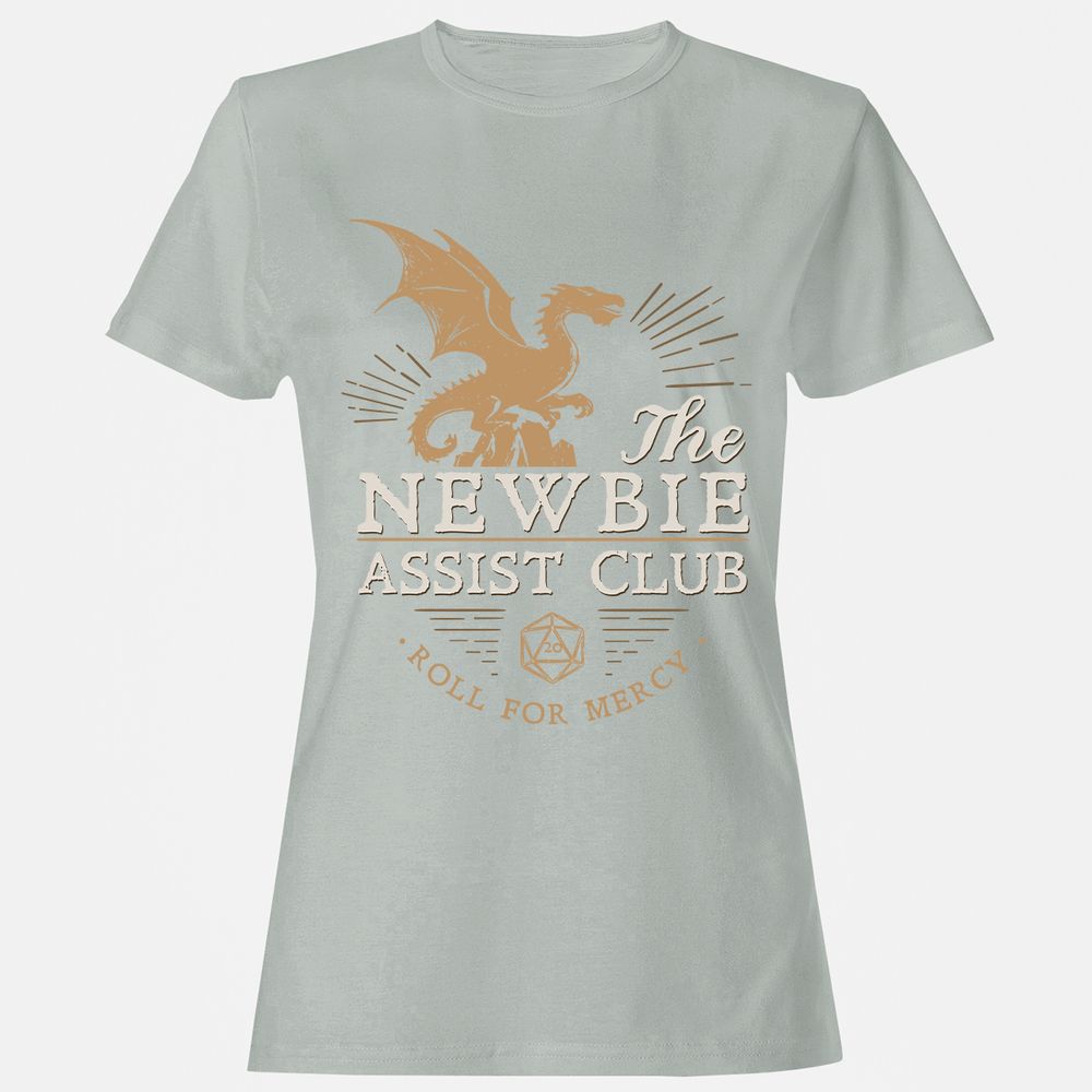 The Newbie Assist Club Women's T-Shirt - Ash - 2