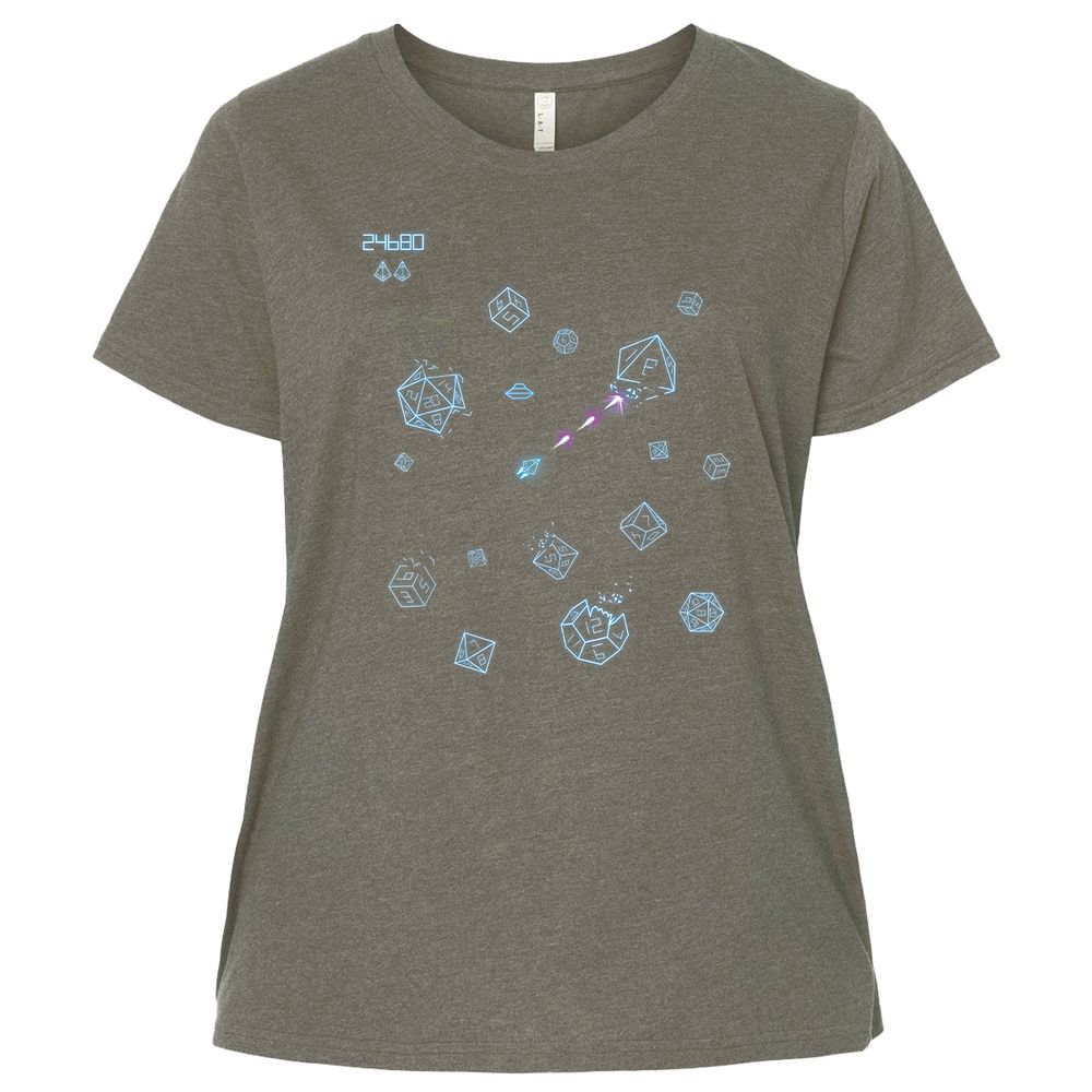 The Dices Game Ladies Curvy Jersey - Bamboo Blackout - 2