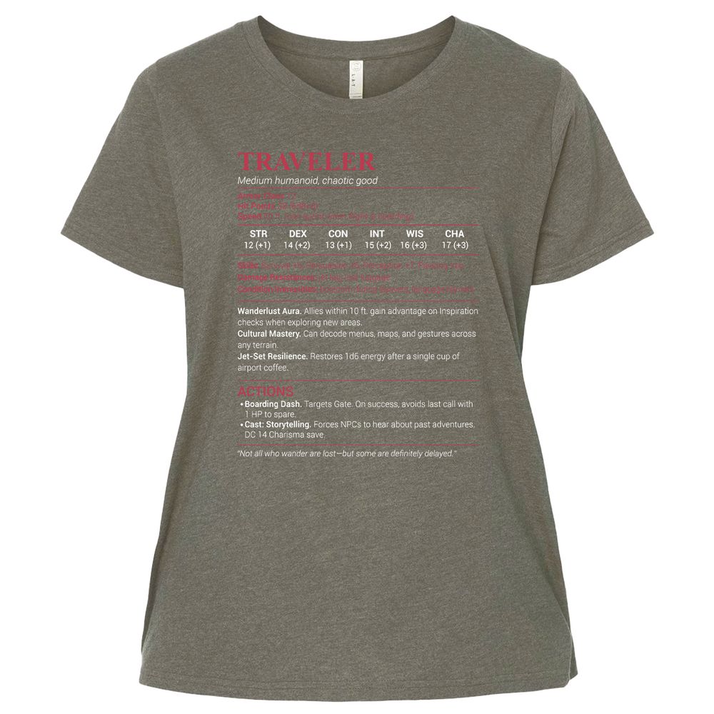 Traveler Ladies Curvy Jersey - Bamboo Blackout - 2