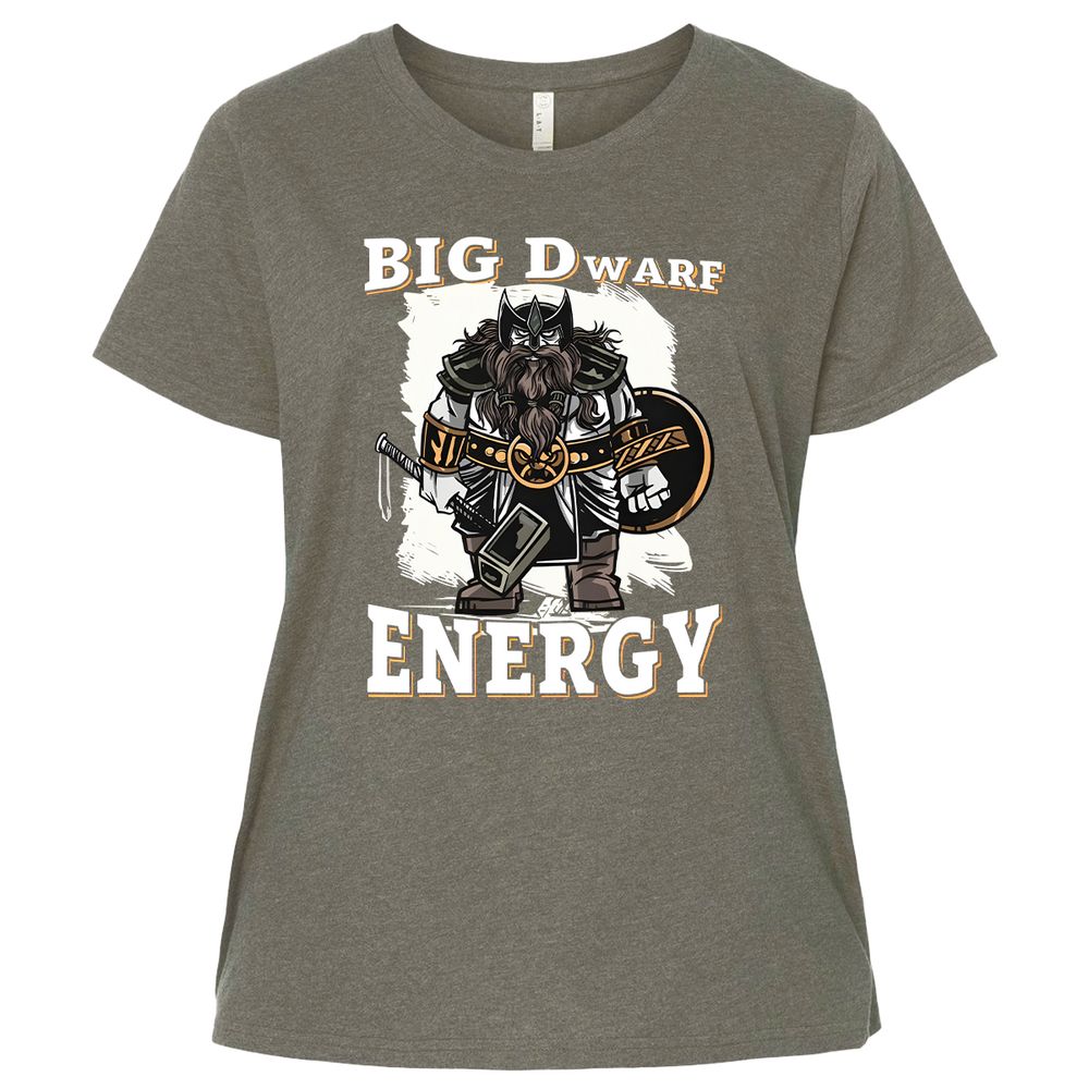 Big Dwarf Energy Ladies Curvy Jersey - Bamboo Blackout - 2