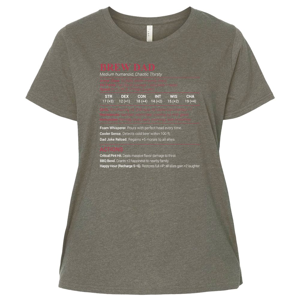 Brew Dad Ladies Curvy Jersey - Bamboo Blackout - 2