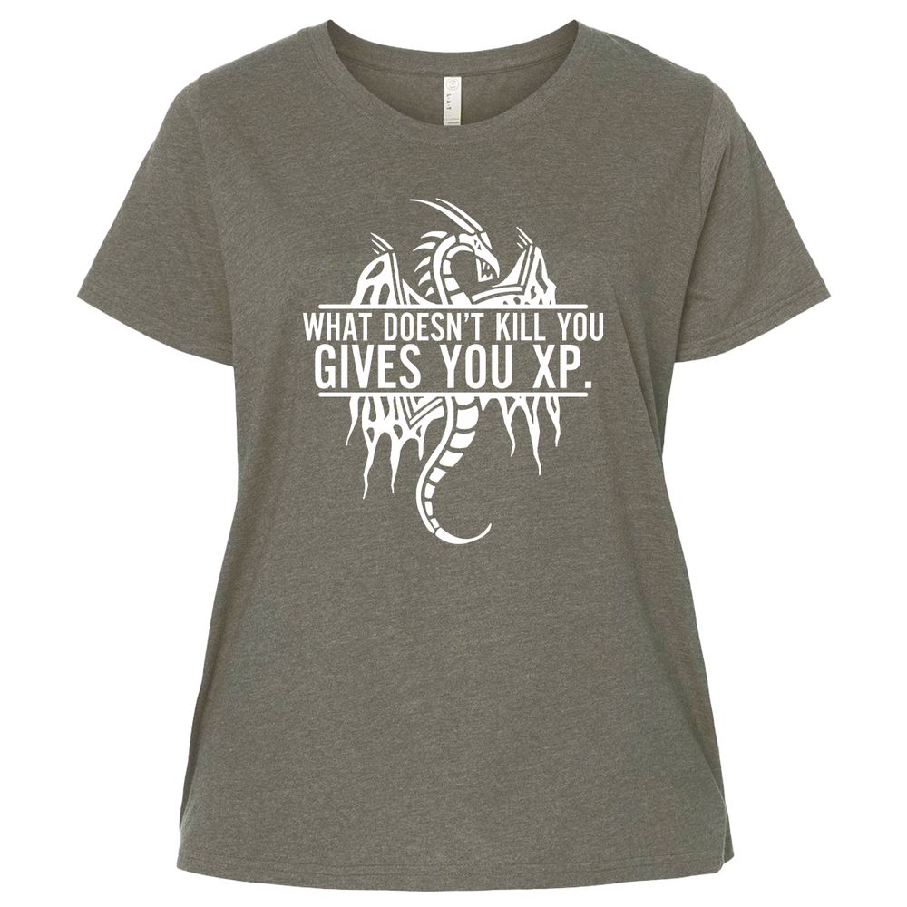 What Doesn't Kill You Ladies Curvy Jersey - Bamboo Blackout - 2