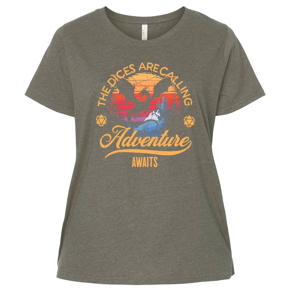 The Dices Are Calling Ladies Curvy Jersey - Bamboo Blackout - 2