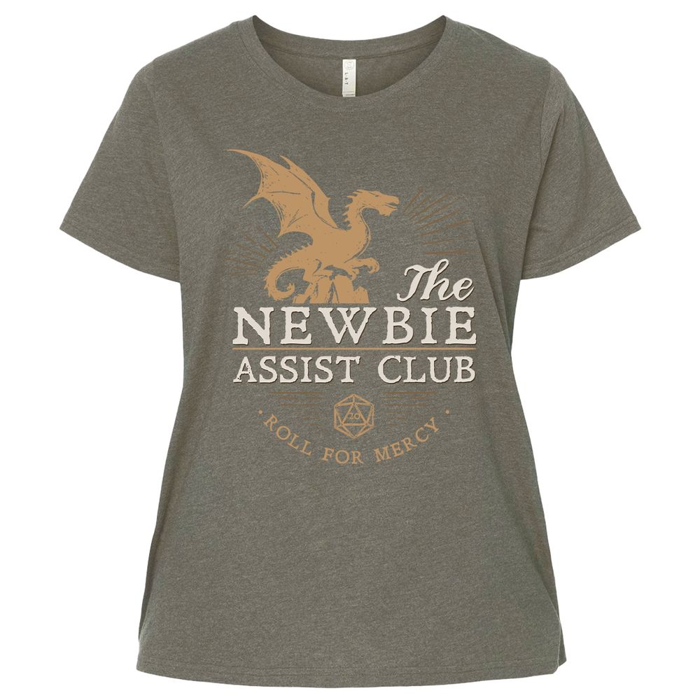 The Newbie Assist Club Ladies Curvy Jersey - Bamboo Blackout - 2