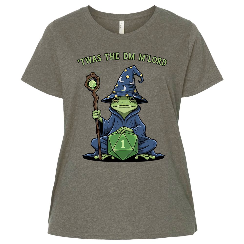 Twas the DM M’lord Ladies Curvy Jersey - Bamboo Blackout - 2