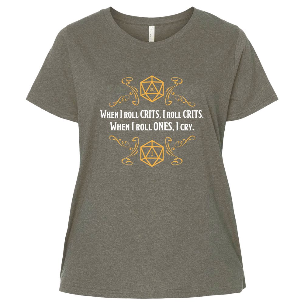 When I Roll Crits Ladies Curvy Jersey - Bamboo Blackout - 2