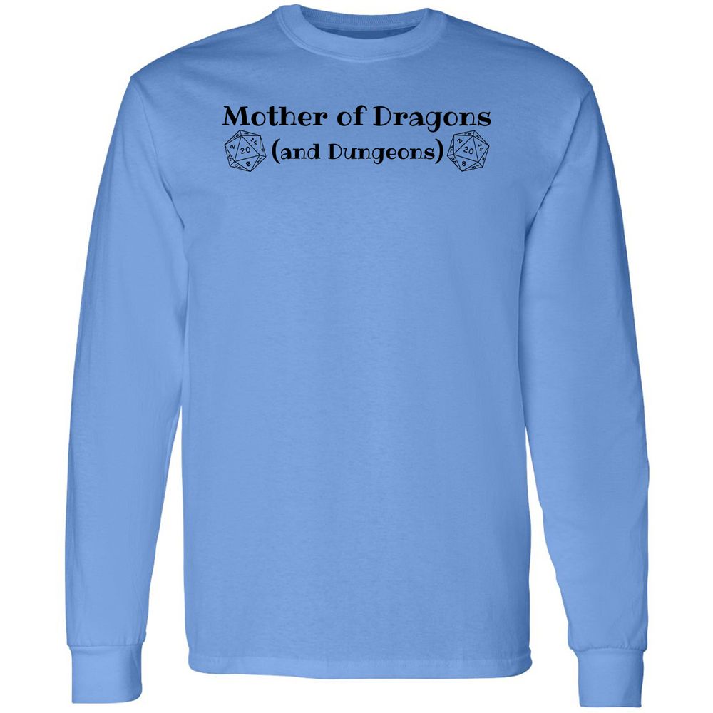 Mother Of Dragons Long Sleeve T-Shirt - Carolina Blue - 2