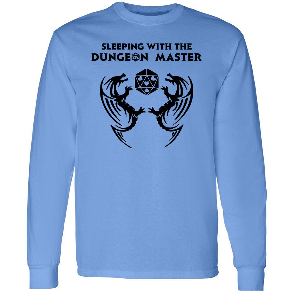 Sleeping With The DM Long Sleeve T-Shirt - Carolina Blue - 2