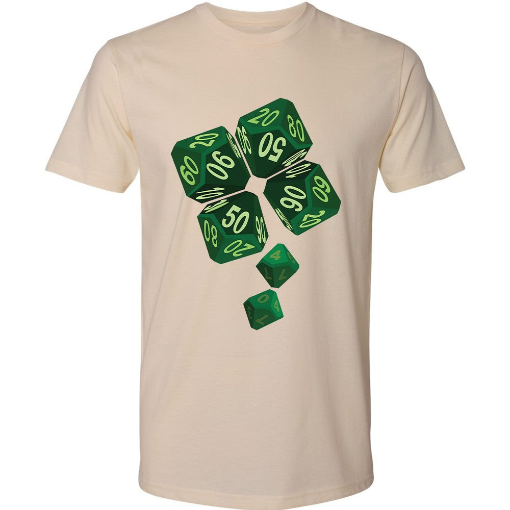 Dice Clover Premium Unisex T-Shirt - Cream - 2