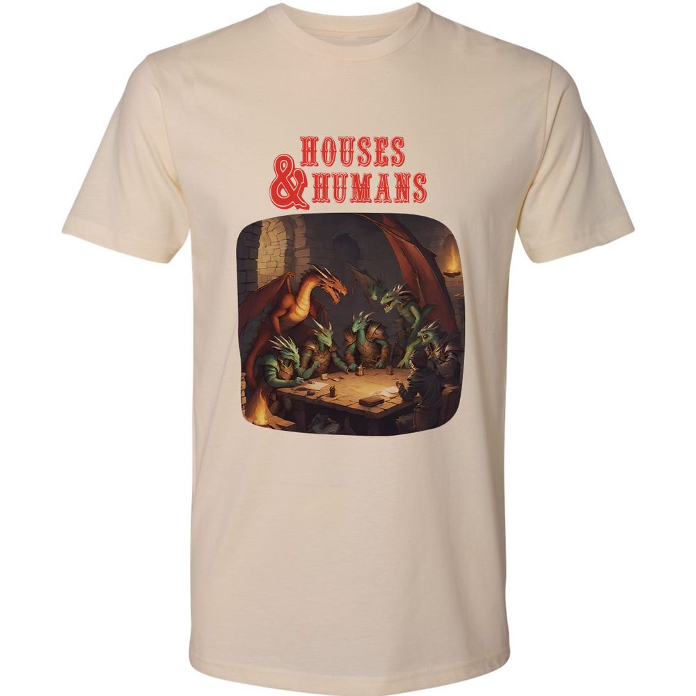 Houses And Humans Premium Unisex T-Shirt - Cream - 2