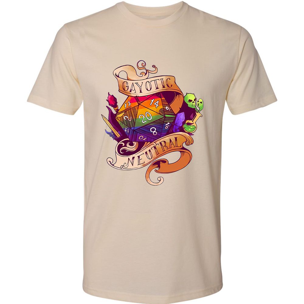 Gayotic Neutral Premium Unisex T-Shirt - Cream - 2