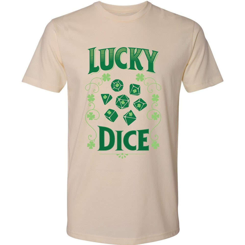 Lucky Dice Premium Unisex T-Shirt - Cream - 2