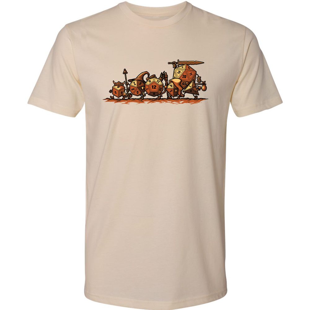 Fellowship Of The Dices Premium Unisex T-Shirt - Cream - 2