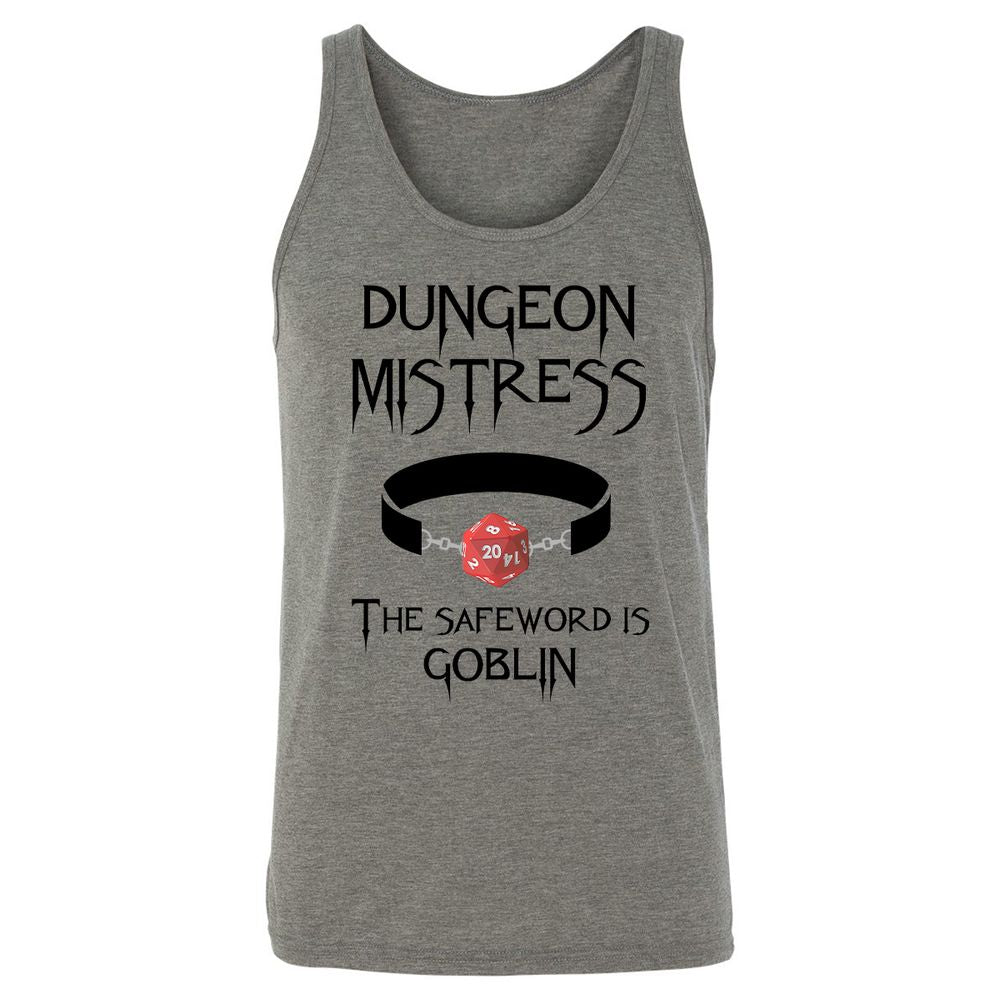 Dungeon Mistress Unisex Jersey Tank - Grey Triblend - 2