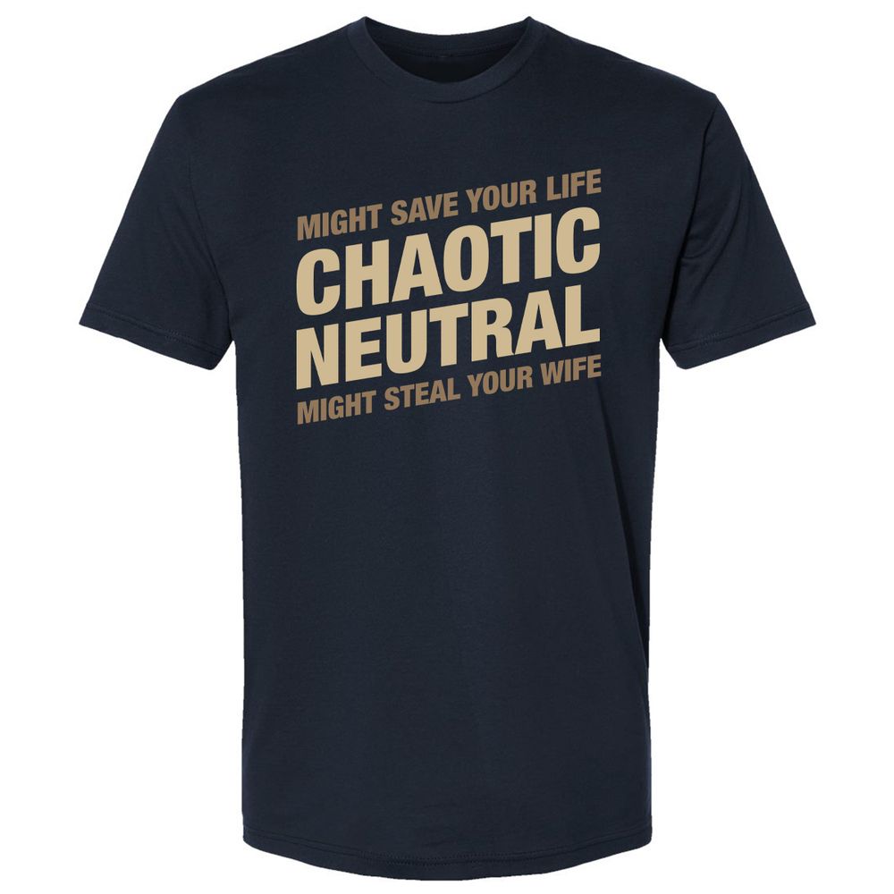 Might Save Your Life Might Steal Your Wife Premium Unisex T-Shirt - Midnight Navy - 2