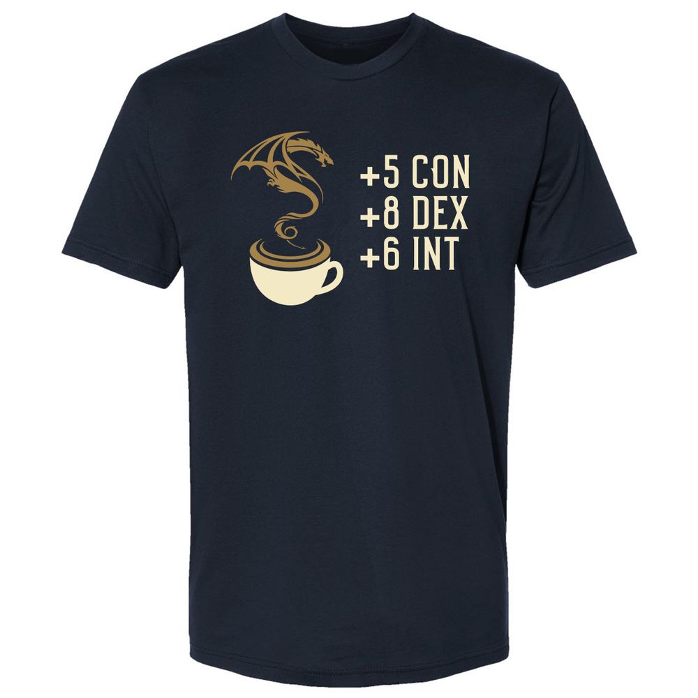 Coffee Dragon Premium Unisex T-Shirt - Midnight Navy - 2