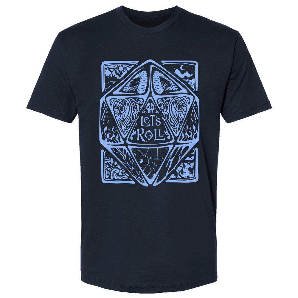 Let's Roll Premium Unisex T-Shirt - Midnight Navy - 2