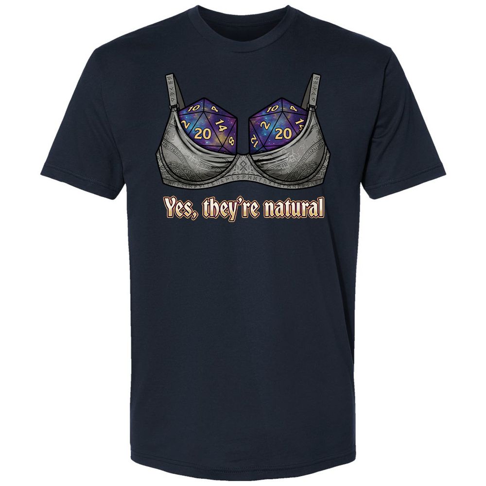 They Are Natural Nat20 Premium Unisex T-Shirt - Midnight Navy - 2