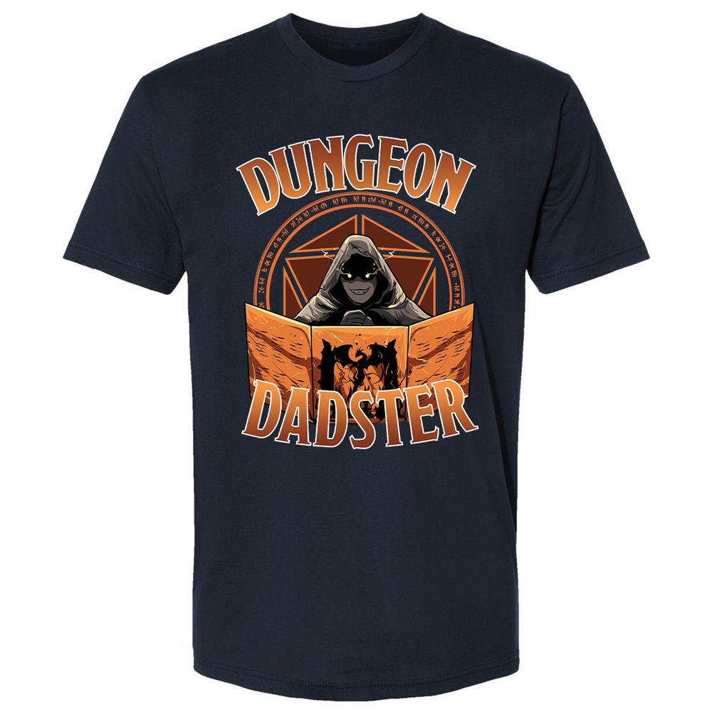 Dungeon Dadster Premium Unisex T-Shirt - Midnight Navy - 2