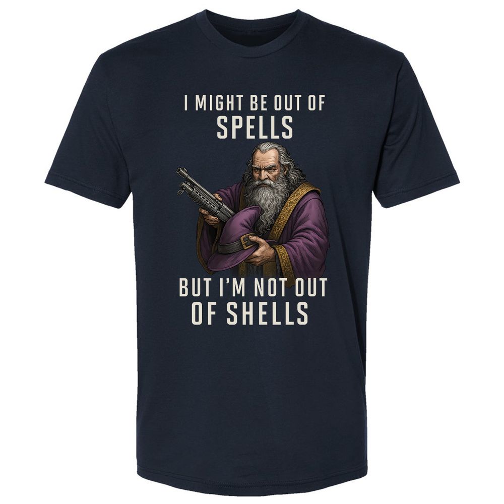 Not Out Of Shells Premium Unisex T-Shirt - Midnight Navy - 2