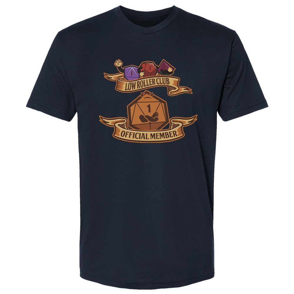 Low Roller Club Premium Unisex T-Shirt - Midnight Navy - 2