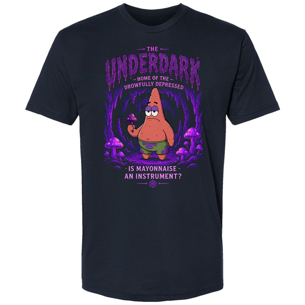 The Underdark Premium Unisex T-Shirt - Midnight Navy - 2