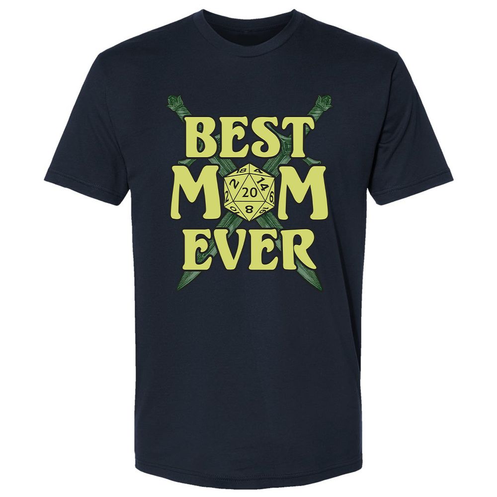 Best Mom Ever Premium Unisex T-Shirt - Midnight Navy - 2