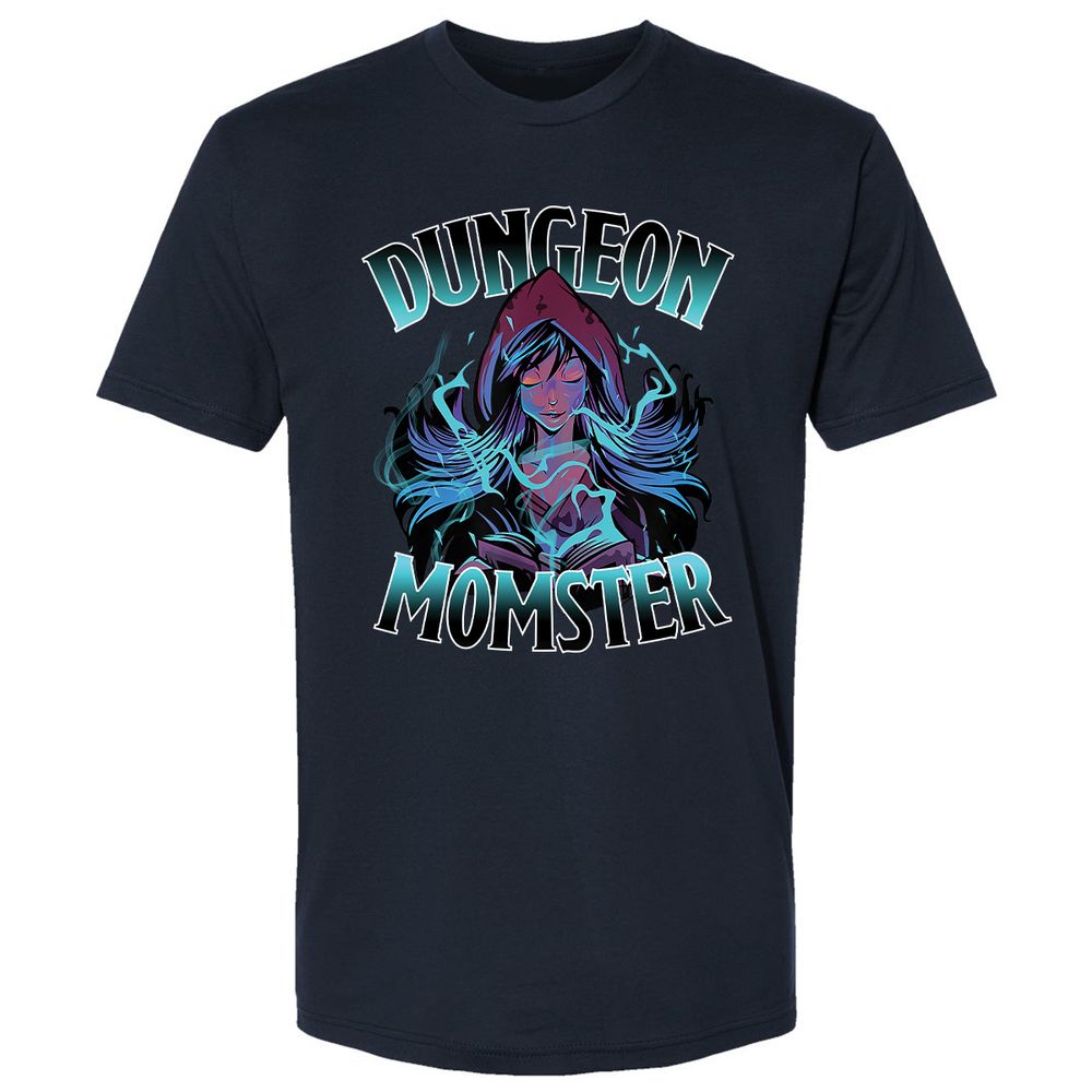 Dungeon Momster Premium Unisex T-Shirt - Midnight Navy - 2