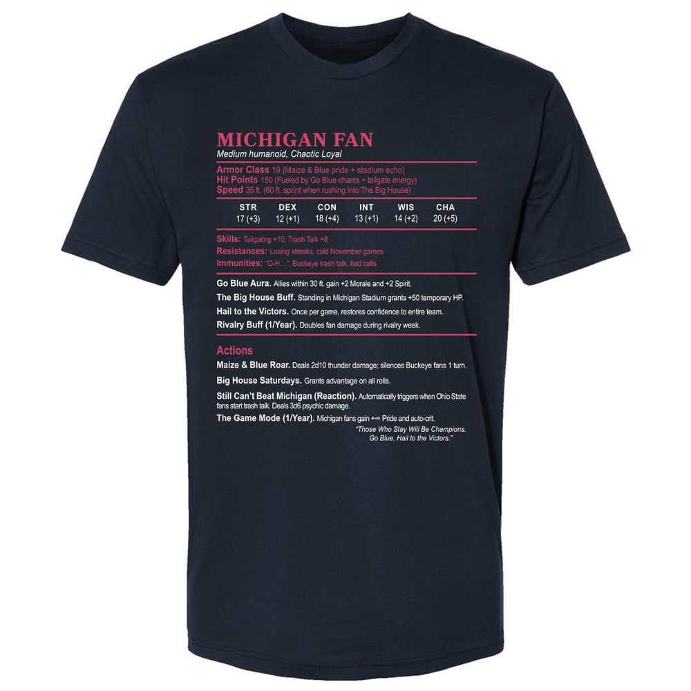 MICHIGAN FAN Premium Unisex T-Shirt - Midnight Navy - 2