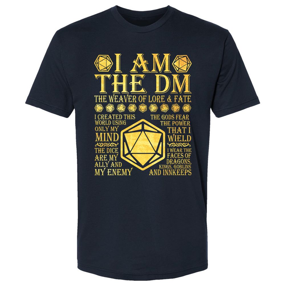 I Am The DM Premium Unisex T-Shirt - Midnight Navy - 2