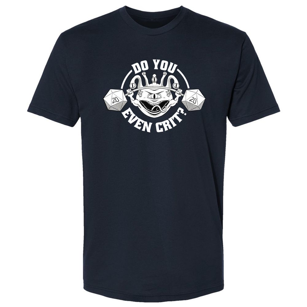 Do You Even Crit Premium Unisex T-Shirt - Midnight Navy - 2