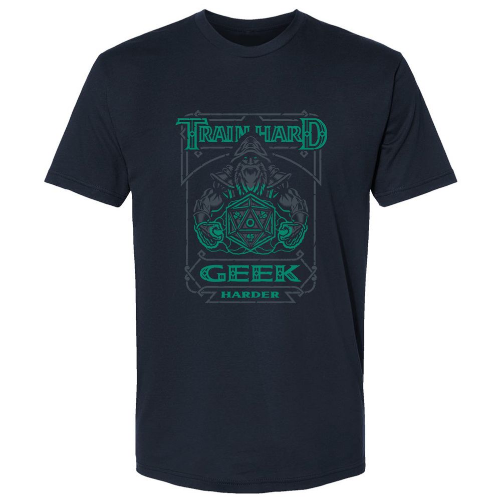 Train Hard, Geek Harder - Midnight Navy - 2