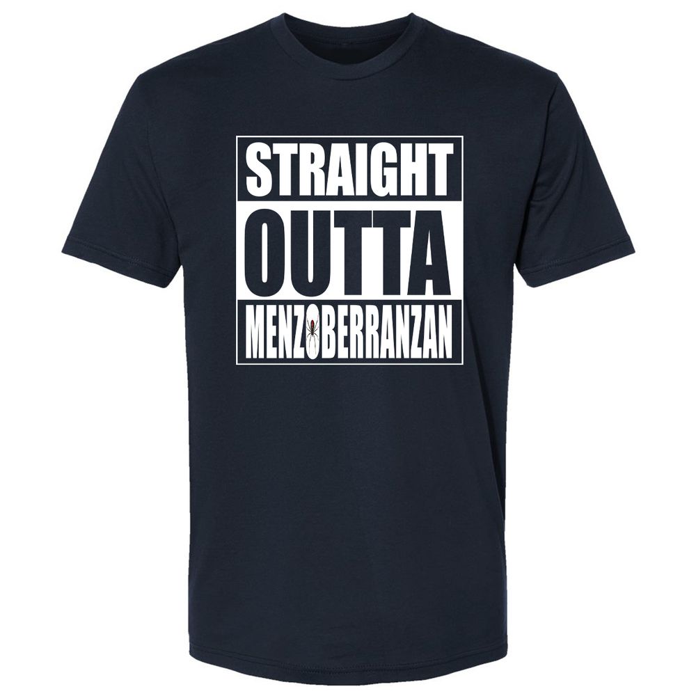Straight Outta Menzoberranzan Premium Unisex T-Shirt - Midnight Navy - 2