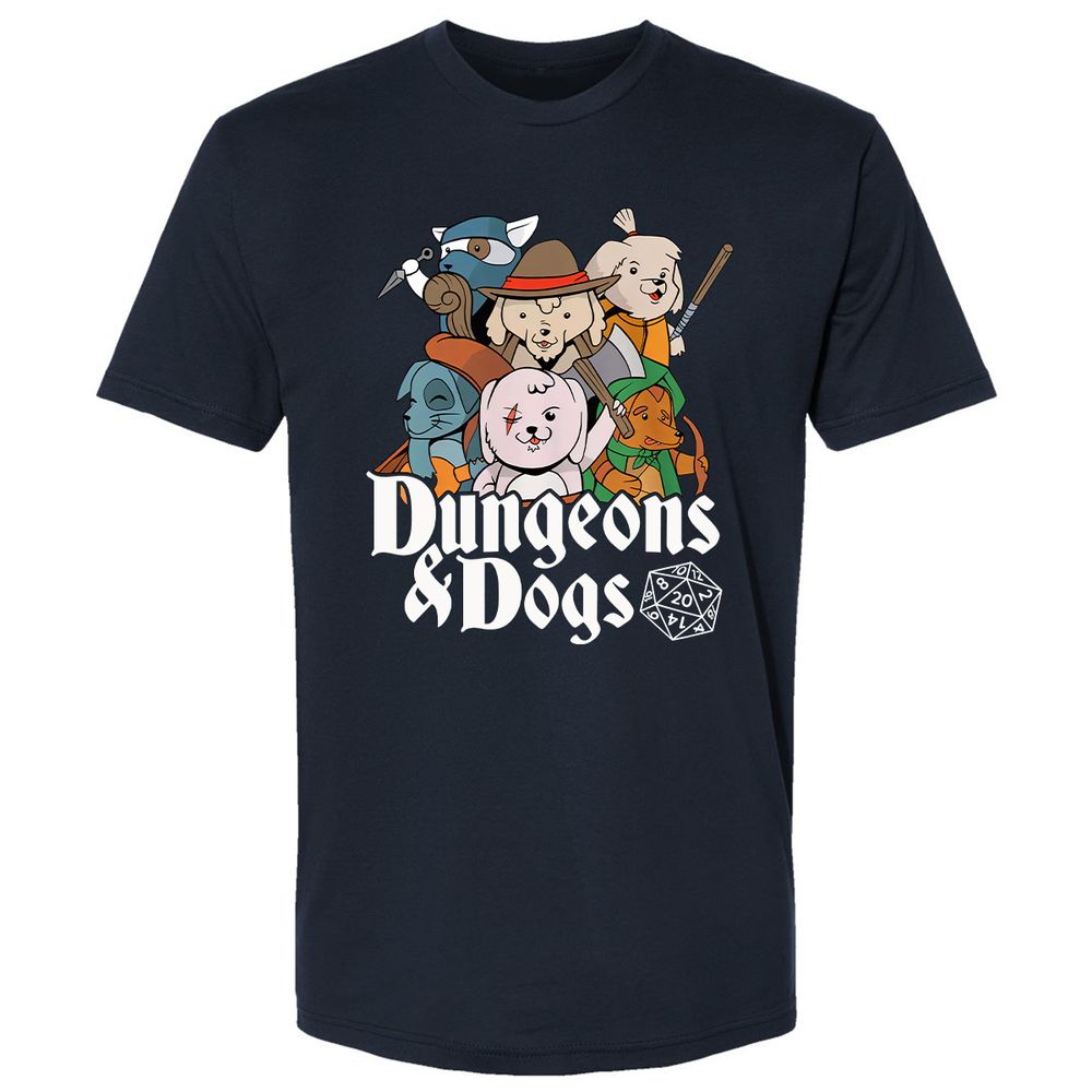 Dungeons & Dogs Premium Unisex T-Shirt - Midnight Navy - 2