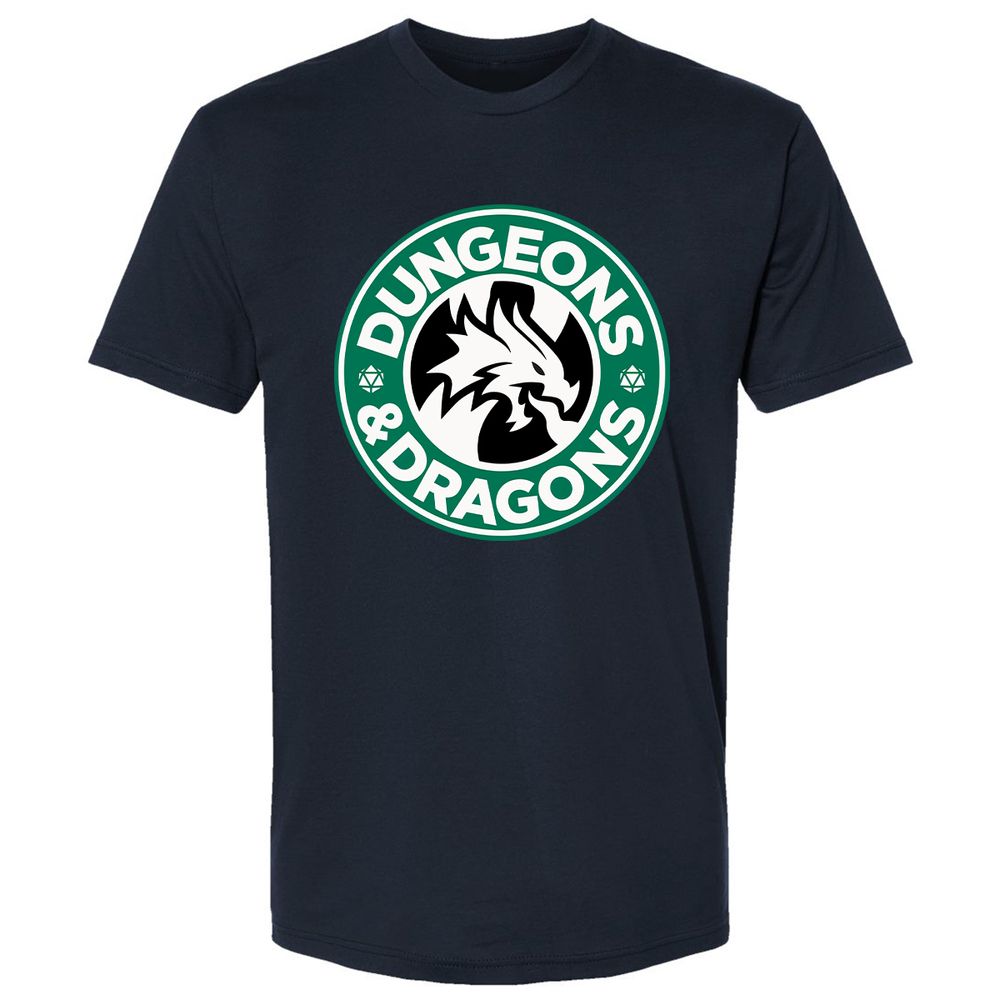 D&D Coffee Premium Unisex T-Shirt - Midnight Navy - 2
