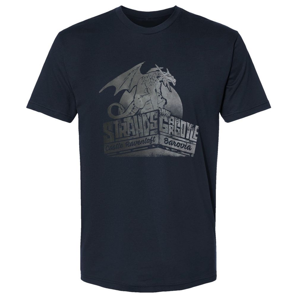 Strahd’s Gargoyle Premium Unisex T-Shirt - Midnight Navy - 2