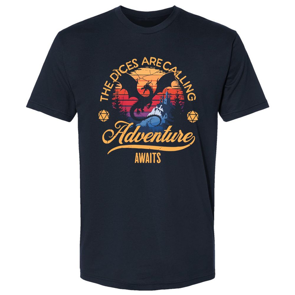 The Dices Are Calling Premium Unisex T-Shirt - Midnight Navy - 2