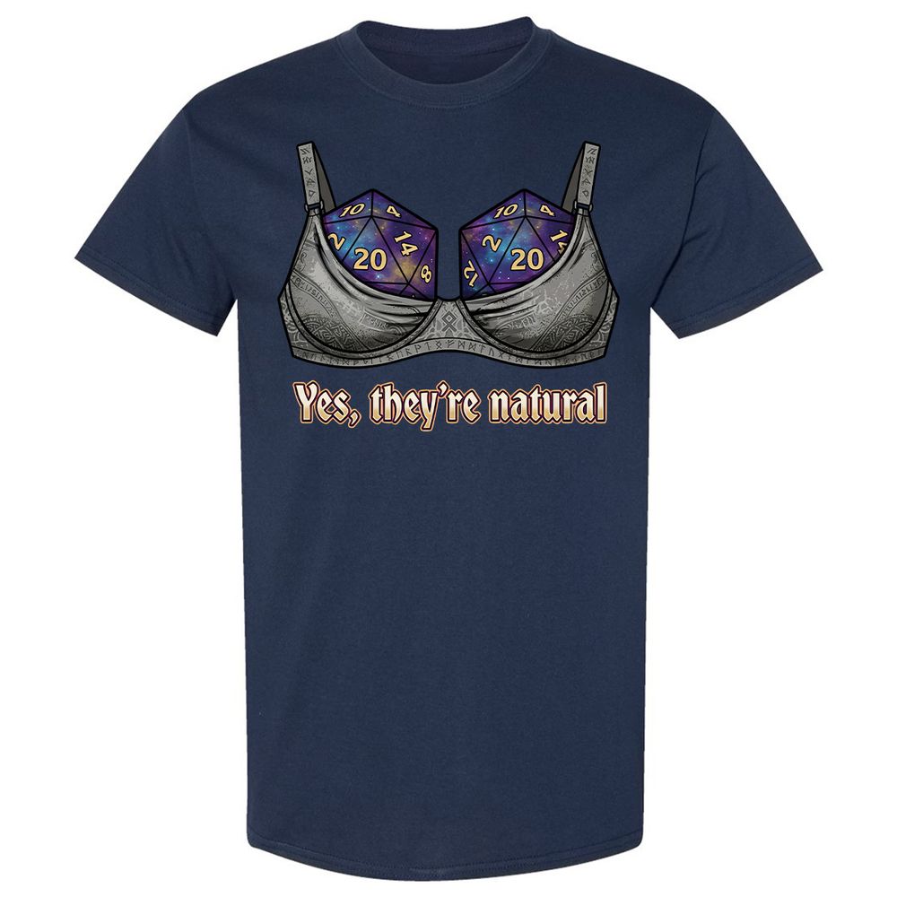 They Are Natural Nat20 Classic Unisex T-Shirt - Navy - 2