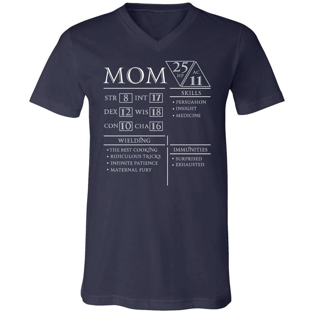 Mom Stats - Navy - 2