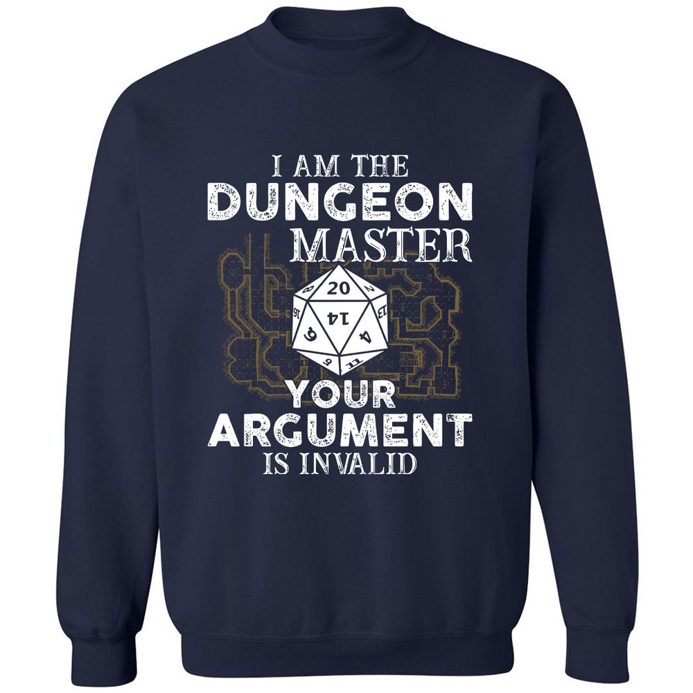 I Am the Dungeon Master – Your Argument Is Invalid - Navy - 2