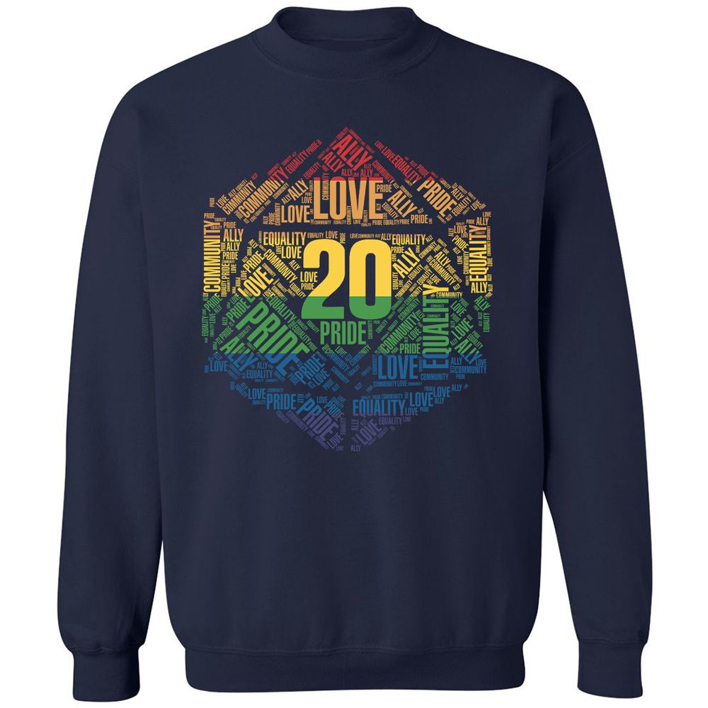 D20 Pride Classic Unisex Sweatshirt - Navy - 2