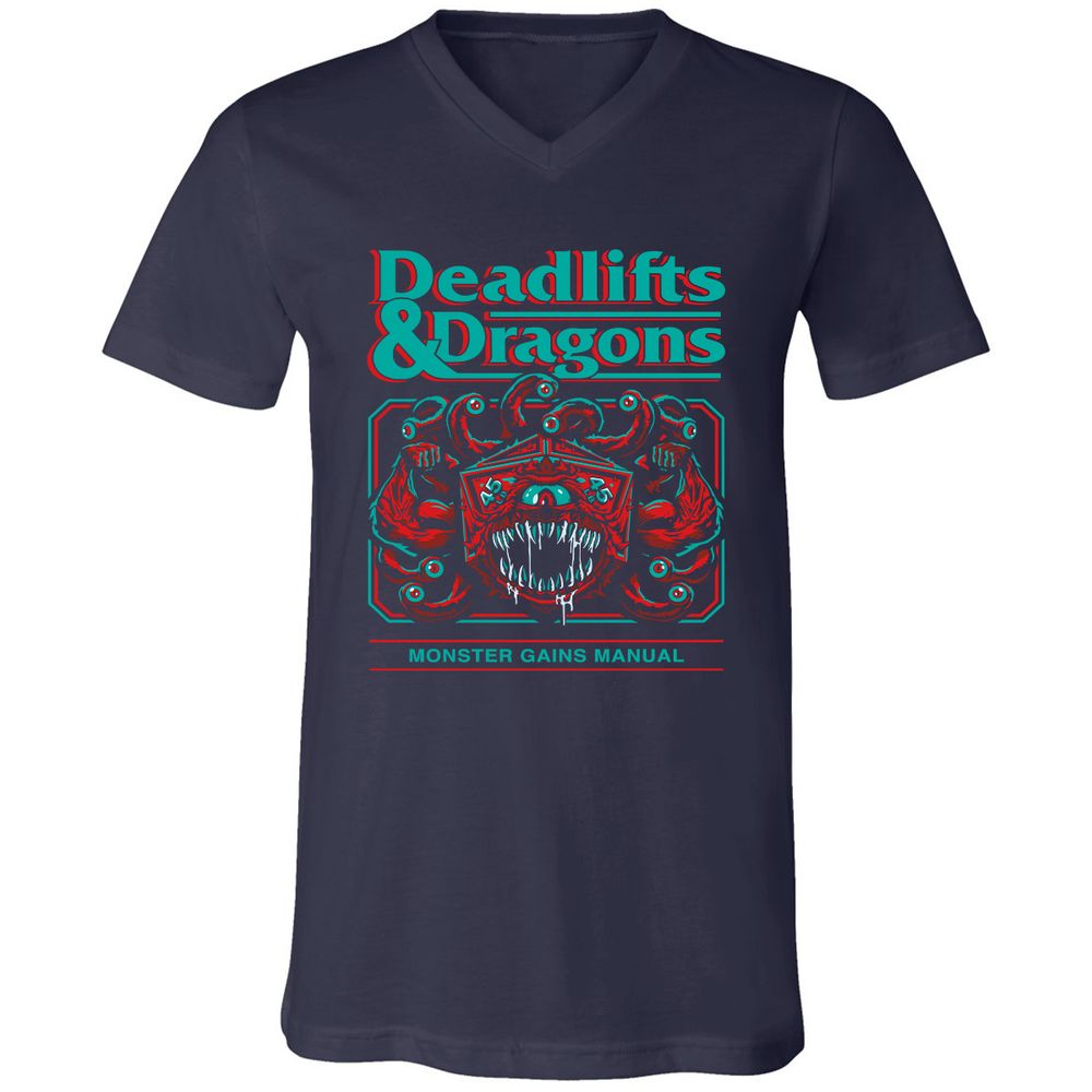 Deadlifts & Dragons Beholder - Navy - 2